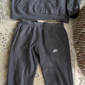Nike Charcoal Joggers/sweatpants and hoodie double deal